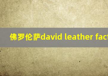 佛罗伦萨david leather factory